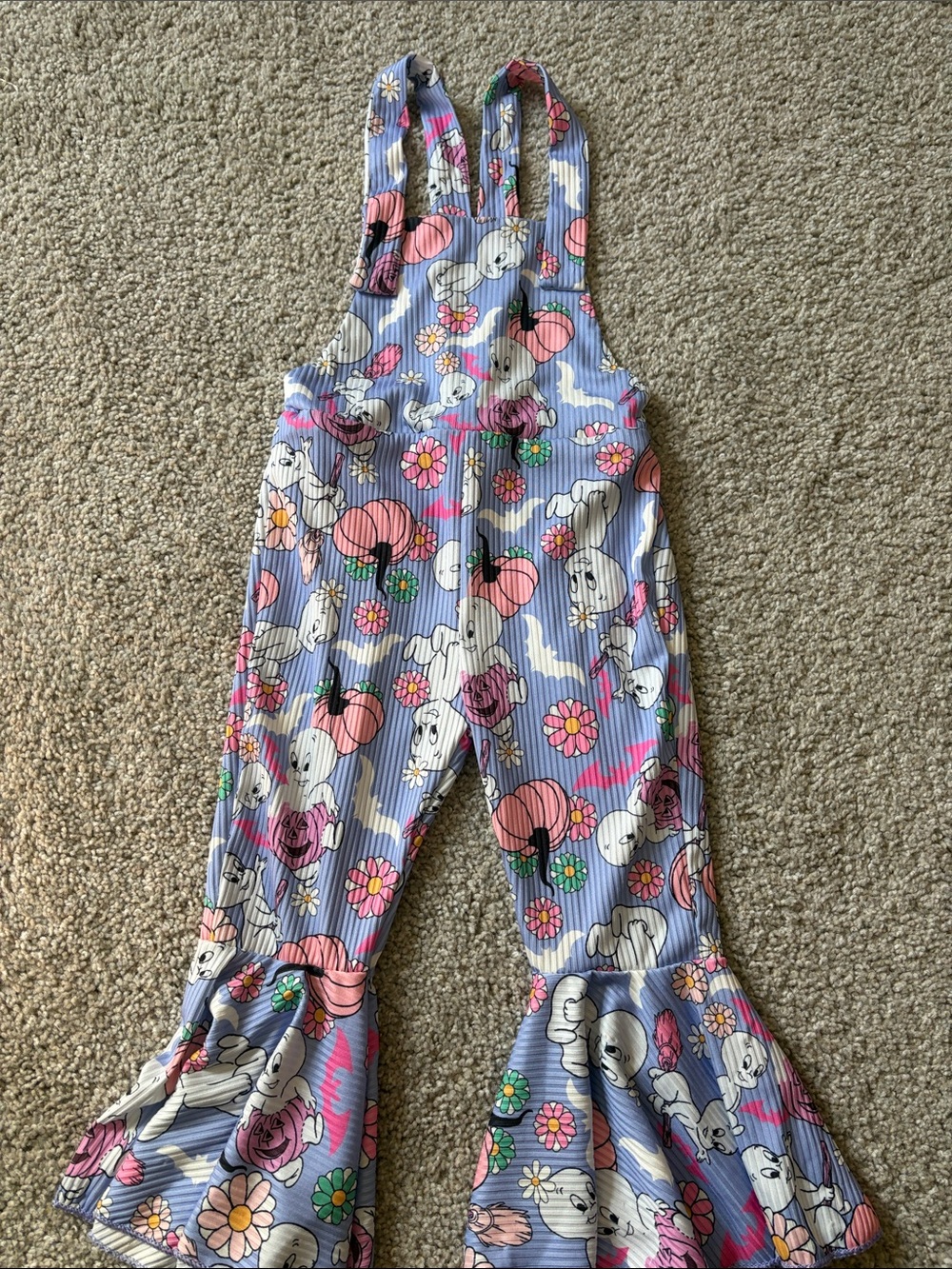 Casper The Friendly Ghost Bell-Bottom Overalls